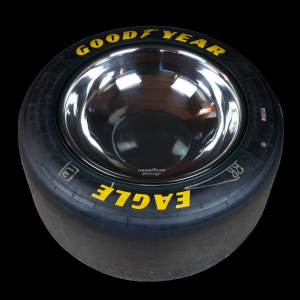 Goodyear Eagle 2-in-1 Tire Table &quot;Le Castellet&quot; - transparent