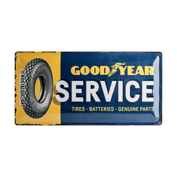 Goodyear Blechschild &quot;Service&quot;