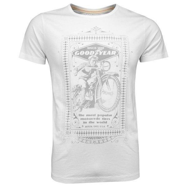 Goodyear Men T-Shirt Motorcycle