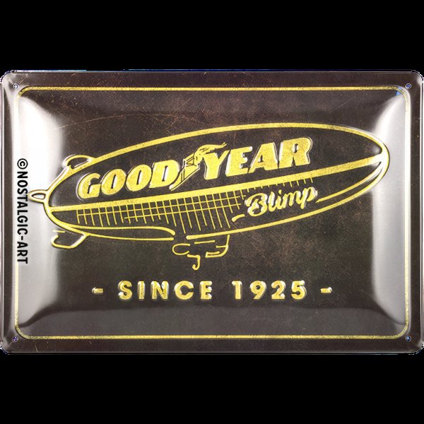 Goodyear Tin Sign (20 x 30 cm) &quot;Blimp since 1925&quot;